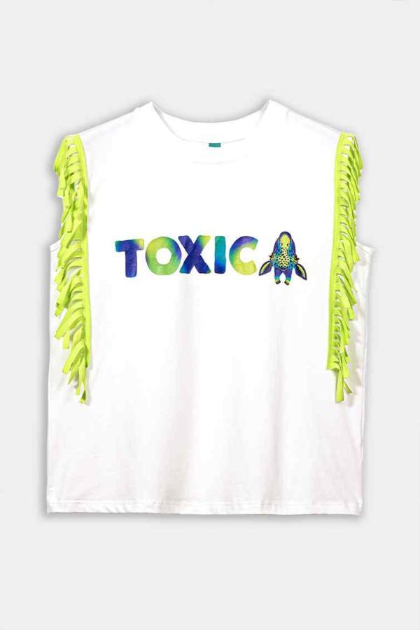 Camisa con Flecos Toxic