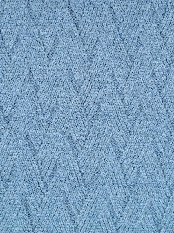 Bufanda Tilda Azul the annies shop bufanda punto hilado cruzado azul moda complemento lana viscosa suave