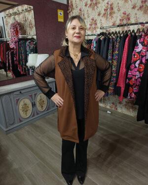 Chaleco Rosalia Camel